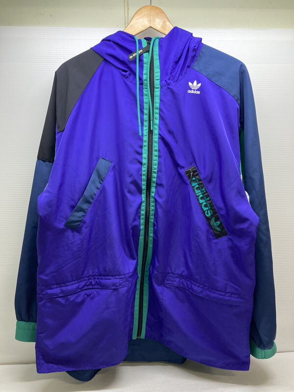 MIN 【中古品】 adidas アディダスPT3 KARKAJ WIND HOOD JACKET フードジャケット X0 パープル系 レディース 〈148-250919-ks-20-MIN〉拍卖