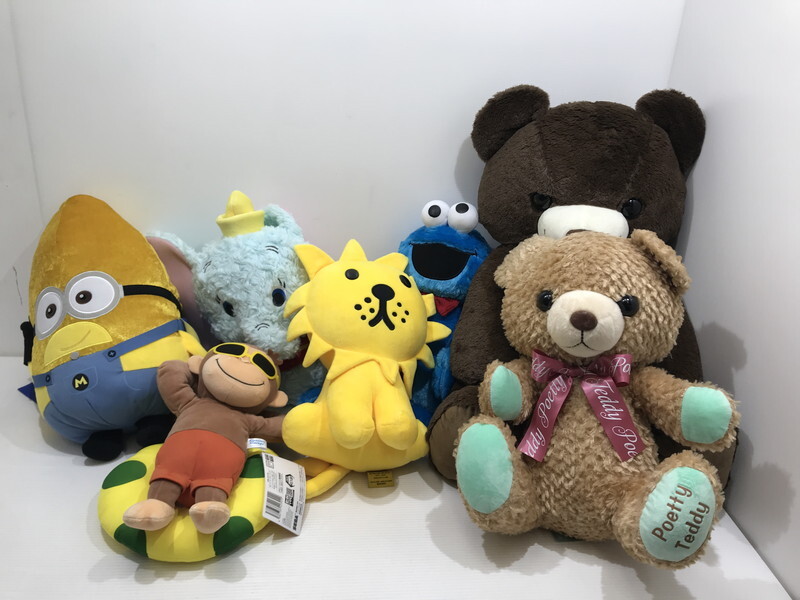 TAG【現状渡し品】★まとめ売り★ぬいぐるみセット ★ミニオン/おさるのジョージ等〈038-250910-YK-22-TAG〉拍卖