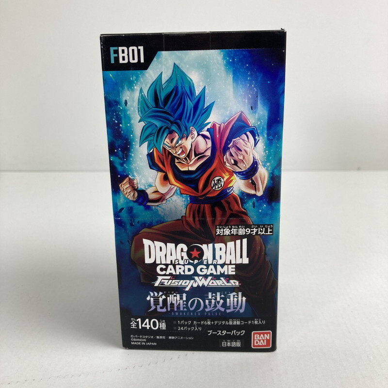 FUZ【未使用品】ドラゴンボールスーパー FUSION WORLD ブースターパック 覚醒の鼓動 【FB01】 BOX〈080-250529-KY-19-TOM〉拍卖