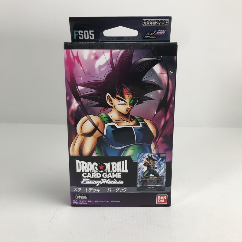 FUZ【未使用品】ドラゴンボールスーパーカードゲーム フュージョンワールド スタートデッキ バーダック〈080-250523-KY-48-TOM〉拍卖