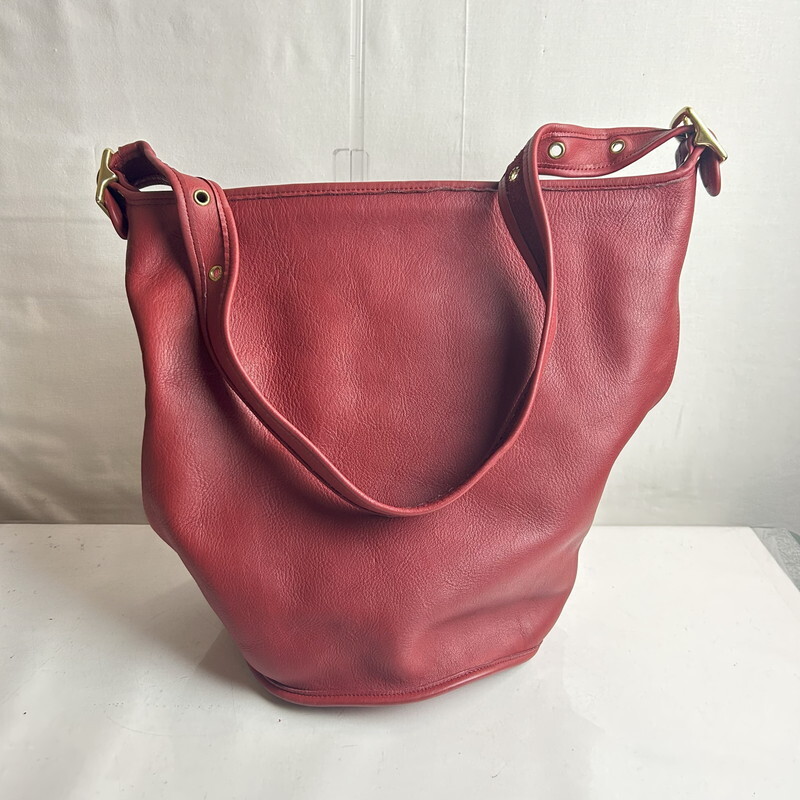 ICH【中古】COACH コーチ H5D-9085 ショルダーバッグ レザー レッド バケツ〈180-250909-SM-09-ICH〉拍卖