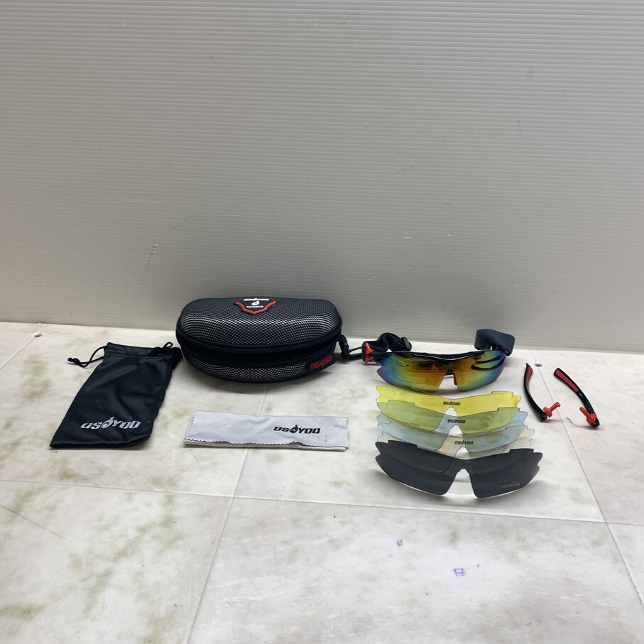 MIN【現状渡し品】スポーツ サングラス OSOYOO SPORTS オソヨー 野球 自転車 ランニング〈127-250916-em-13-MIN〉拍卖