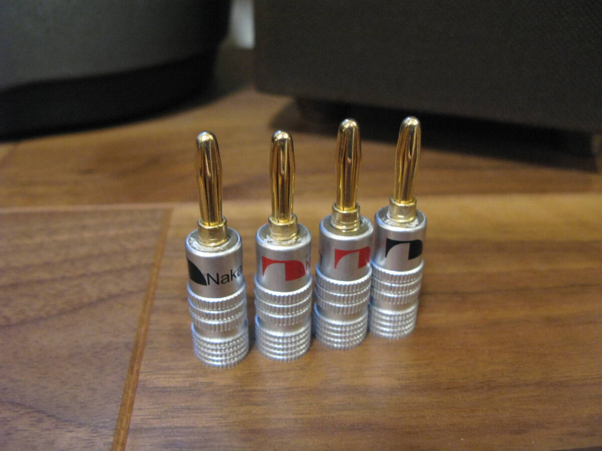 ナカミチ バナナプラグ Nakamichi 4個セット拍卖