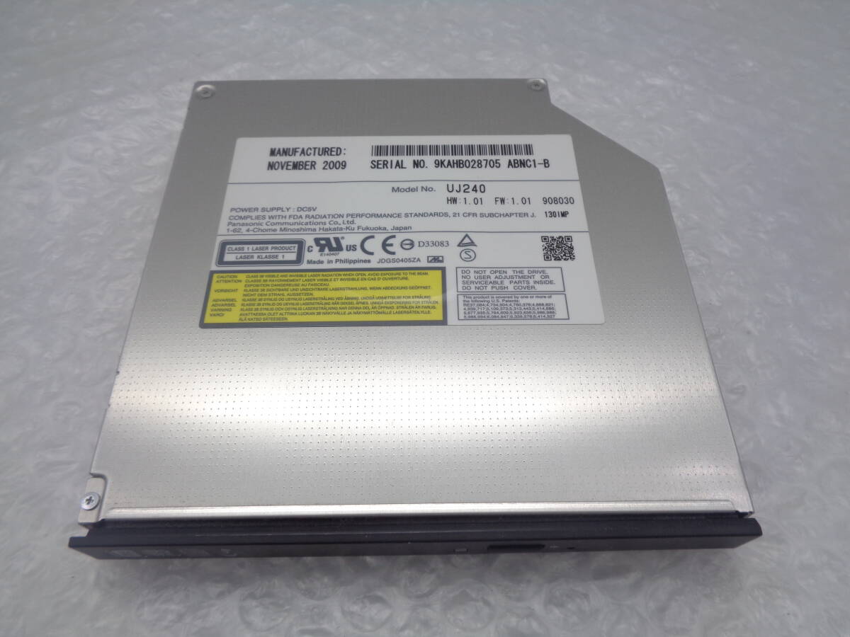 Panasonic UJ240 内蔵 ブルーレイドライブ blu-ray 厚さ12.7mm SATA 中古動作品(F1106)拍卖