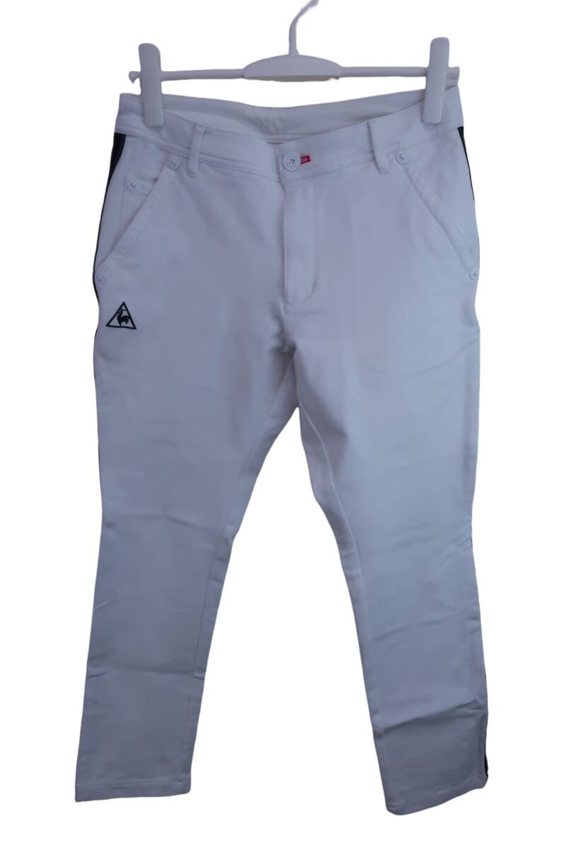 【50%オフ】le coq sportif パンツ 白 レディース 11 ゴルフ用品 2404-0152 中古拍卖