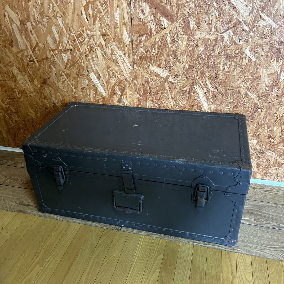 アンティーク トランク ヴィンテージ雑貨 レトロ 昭和レトロ 古道具 ビンテージ インテリア ケース 当時物 拍卖