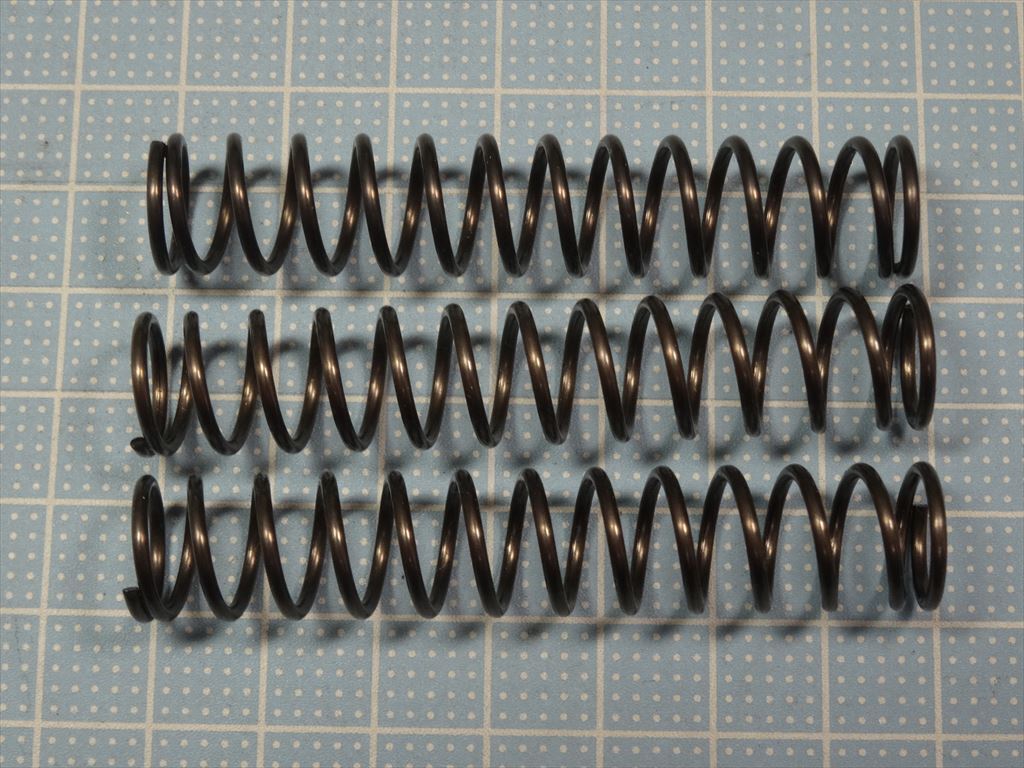 【3本セット】エアコキハンドガン用スプリング 1.4x13x70(バネ鋼) 【送料140円~】013拍卖