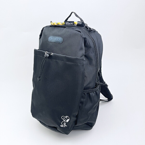 スヌーピー OUTDOOR PRODUCTS リュックサック ブラック バッグ拍卖