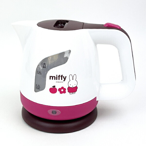 ミッフィー miffy 電気ケトル(0.8L) キッチン 家電 ポット拍卖