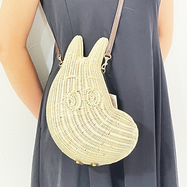 ムーミン ラタンバッグ フェイス ショルダーバッグ ACCOMMODE アコモデ MOOMIN拍卖