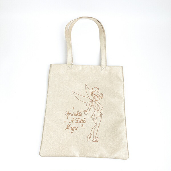 ディズニー ティンカーベル? トゥインクルトートバッグ ゴールド Disney拍卖