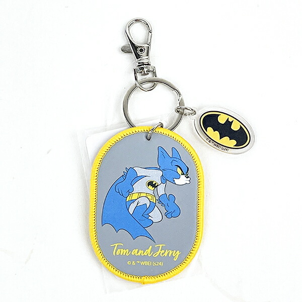トムとジェリー×バットマン マッシュアップキーリング グレー チャーム キーホルダー拍卖