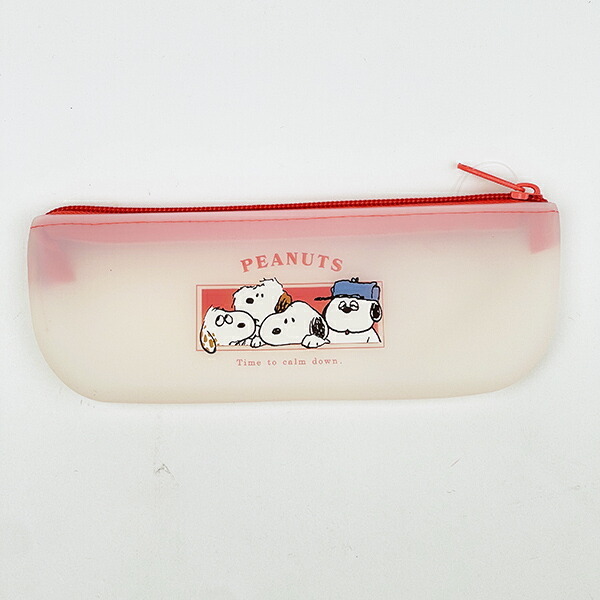 スヌーピー ブラザー SOFUTTO シリコーンマルチケース 文具 SNOOPY拍卖