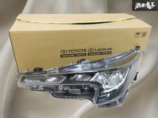 【点灯OK!!】トヨタ純正 ZWE215 210系 カローラ R6年3月 LED ヘッドライト ヘッドランプ 左 左側 打刻U KOITO 12-633 81106-12G90 棚2F-P-4拍卖