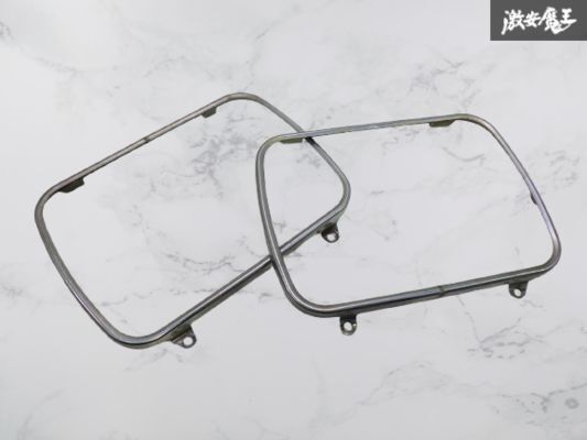 【希少!】 TOYOTA トヨタ 純正 AE86 トレノ レビン ヘッドライト ランプ レンズ メッキ リング 左右 セット 即納 在庫有 棚拍卖