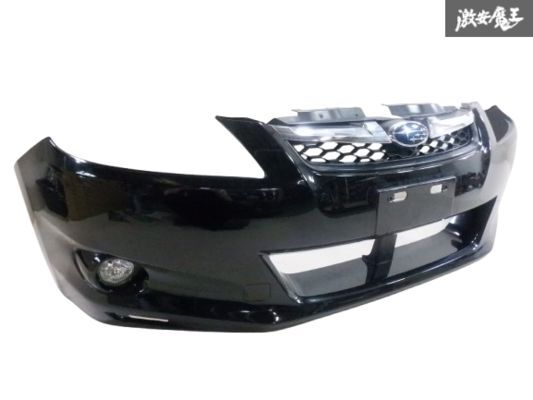 【割れなし】 スバル 純正 YA4 YA5 YA9 YAM エクシーガ 前期 フロントバンパー 57704YC000 フォグ グリル 付 黒メタ系 棚2F-G-1拍卖