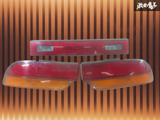 日産 純正 RPS13 180SX 前期 中期 リア センターガーニッシュ フィニッシャー テール ライト ランプ KOITO 132-63288 220-63288 棚2F-P-3拍卖