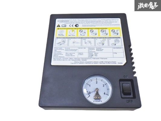 【新品 未使用】純正 汎用 タイヤパンク修理キット エアーコンプレッサー DC12V 10A シガーソケット電源 1個 棚30-1拍卖