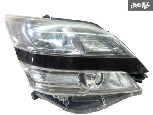 トヨタ 純正 ANH20W ANH25W ヴェルファイア HID ヘッドライト ヘッドランプ 右 右側 運転席側 打刻 3 ICHIKOH 58-23 紫系 即納 棚16-3拍卖