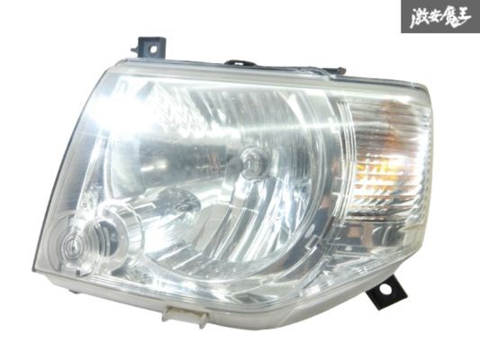 【破損無】 三菱 純正 H58A パジェロ ミニ ハロゲン ヘッドライト ランプ レンズ 左 左側 助手席側 KOITO 100-37007 在庫有 棚17-2拍卖