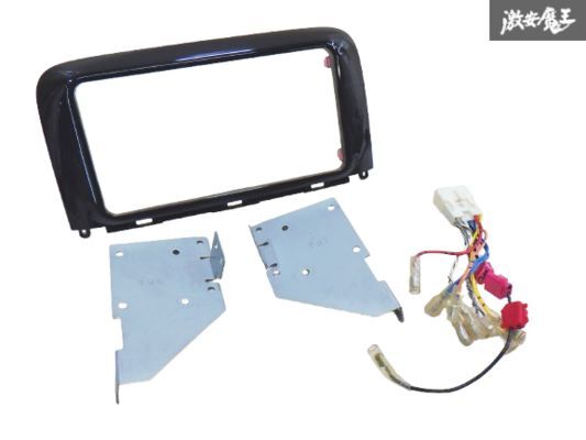 【実働外し割れ無】ダイハツ 純正OP タント L385S オーディオパネル センターパネル ステー付 55405-B2400 ピアノブラック系 棚2-2-5-B拍卖