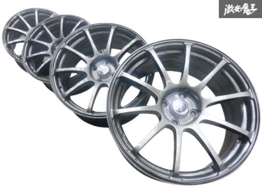 ●☆程度良好☆ ヨコハマ ADVAN アドバン RS 17インチ 7.5J +35 PCD100 4穴 ホイール 4本 124スパイダー アバルト ND ロードスター 棚U-7拍卖