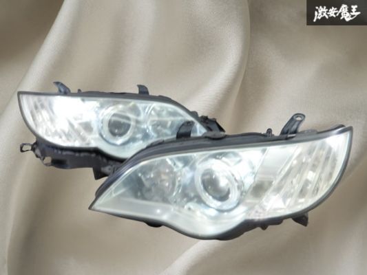 【イカリング加工!!】スバル 純正 BP5 BL5 BP9 BL9 レガシィ HID ヘッドライト ヘッドランプ 左右セット 打刻 4L KOITO 100-20952 棚2F-P-2拍卖