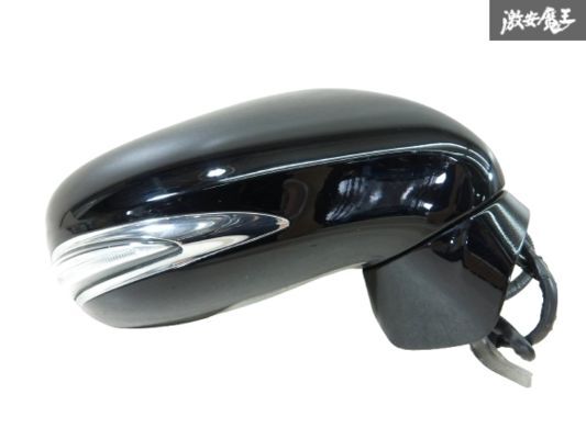 【保証付】LEXUS レクサス 純正 UVF45 UVF46 LS LS600h ドアミラー サイドミラー 右 右側 運転席側 14P 電動格納 ブラック系 即納 棚13-2拍卖