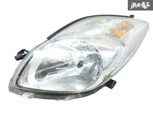 【割れ無し!!】トヨタ 純正 NCP95 KSP90 ヴィッツ 2009年式 ハロゲン ヘッドライト ヘッドランプ 左 左側 打刻 A1 ICHIKOH 52-184 棚16-1拍卖