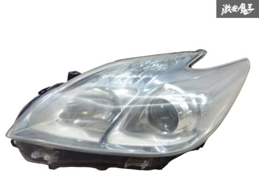 トヨタ 純正 ZVW30 プリウス 2020年式 ハロゲン ヘッドライト ヘッドランプ レンズ 左 左側 助手席側 打刻 ホ KOITO 47-29 即納 棚17-3拍卖