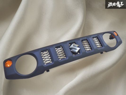 【割れ無し】スズキ 純正 B64W ジムニー JB74W ジムニーシエラ フロントグリル ラジエーターグリル 72111-78R0 ウインカー 素地 棚2F-L-3拍卖