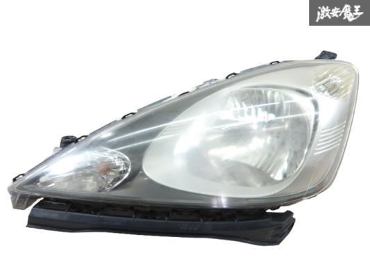【割れ無し!!】 ホンダ 純正 GE6 GE7 GE8 フィット ハロゲン ヘッドライト ヘッドランプ 左 左側 助手席側 打刻8 STANLEY P6865 棚21-1拍卖