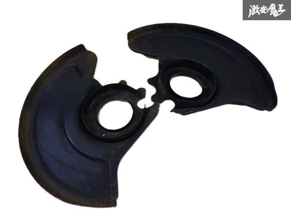 【ストア出品】 NISSAN 日産 純正 S13 SILVIA シルビア リア ブレーキ バックプレート 左右 セット 内径:約59.1mm 即納拍卖