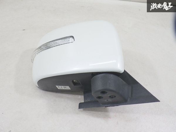 【保証付】 三菱 純正 MB15S デリカ D:2 D2 2012年 ドアミラー サイドミラー 片側のみ 8P パールホワイト 即納 棚7-2拍卖