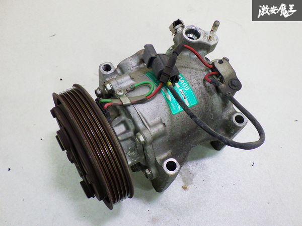 【実動品】 HONDA ホンダ 純正 JB6 ライフ エアコンコンプレッサー ユニット TRSA05 3374 即納 在庫有 棚拍卖