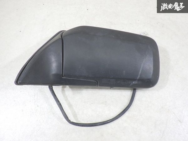【ミラー調整OK】 トヨタ 純正 EP71 スターレット ドアミラー サイドミラー 片側のみ 手動格納 3ピン 黒素地 TOYOTA 15462 MURAKAMI 棚11-1拍卖