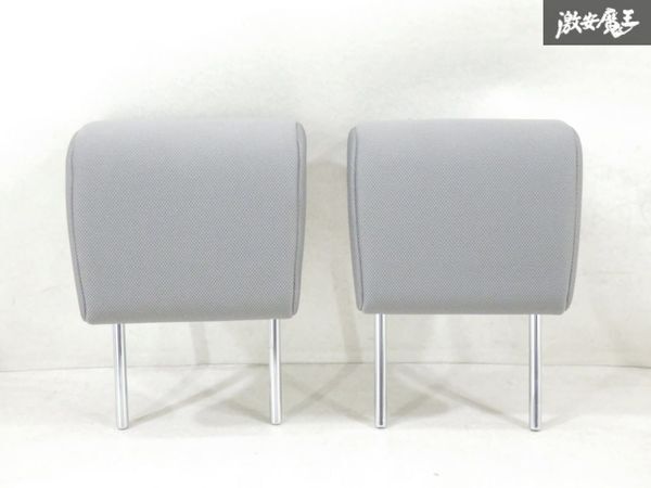 【ストア出品!】 スバル 純正 LA310F プレオ プラス ヘッドレスト リヤ リアのみ 左右セット グレー系 内装 棚25-3拍卖