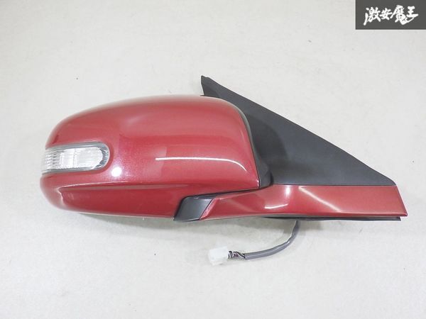 【保証付】 スズキ 純正 ZD21S スイフト 2006年 ドアミラー ウインカー 8ピン 片側のみ ZDF シュプリームレッドパープル2 即納 棚13-2拍卖