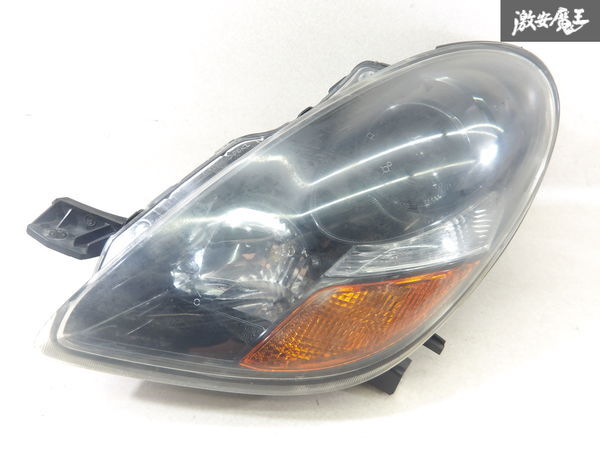 【割れ無し】三菱 純正 HA1W I アイ 2011年式 ハロゲン ヘッドライト ヘッドランプ 左 左側 助手席側 刻印 【H】 STANLEY P4905 棚15-1拍卖