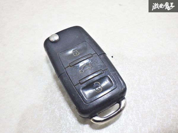 【保証付!!】 フォルクスワーゲン 純正 VW ポロ キーレス リモコンキー 3ボタン 実働車外し★HLO 1J0 959 759 DE★ 即納 棚拍卖