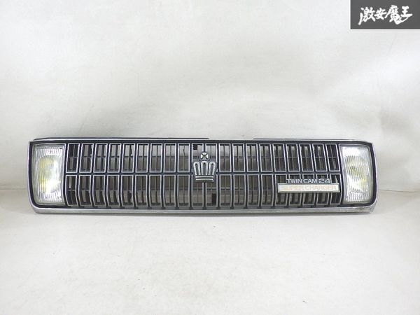 トヨタ 純正 GS130 GS131 クラウン 前期 フロントグリル ラジエーターグリル フォグライト フォグランプ 付 53111-30480 棚2F-Q-3拍卖