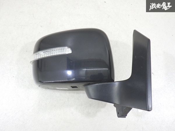 【保証付】 スズキ 純正 MH23S ワゴンR 2010年 ドアミラー 電動格納 7ピン 片側のみ カラー ZJ3 ブルーイッシュブラックパール 棚13-2拍卖