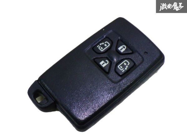 【程度良好】 トヨタ 実働車外し 純正 キーレス スマートキー 4ボタン 鍵 キー リモコンキー 電動スライドドア 即納 棚1-4-5-E拍卖