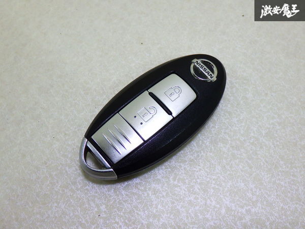 【保証付!】 NISSAN 日産 純正 キーレス スマートキー 2ボタン リモコンキー 実働車 外し 在庫有 カギ 鍵 キー 即納 在庫有 棚9-3-J拍卖