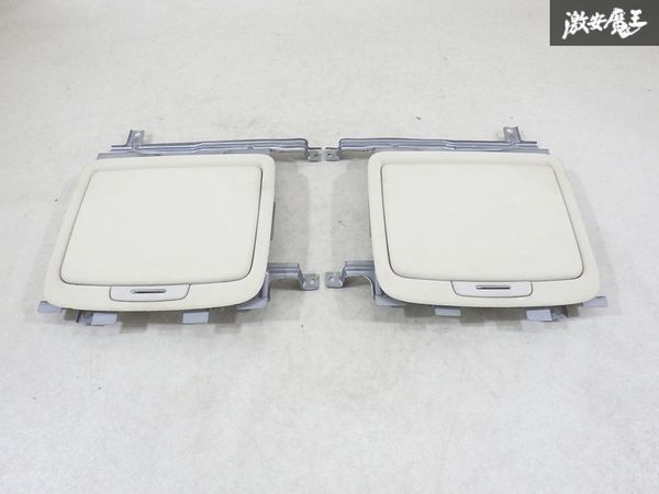 【点灯OK】 レクサス 純正 USF40 LS460 バニティミラー ミラー ランプ付 左右セット KOITO 514-58004 即納 ベージュ系 内装 棚1-2-3拍卖