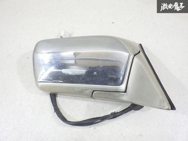 【ストア出品】 トヨタ 純正 GX71 マーク2 ドアミラー 片側のみ IKI 8081 メッキ ゴールド系 7ピン 電動格納 即納 棚7-1拍卖