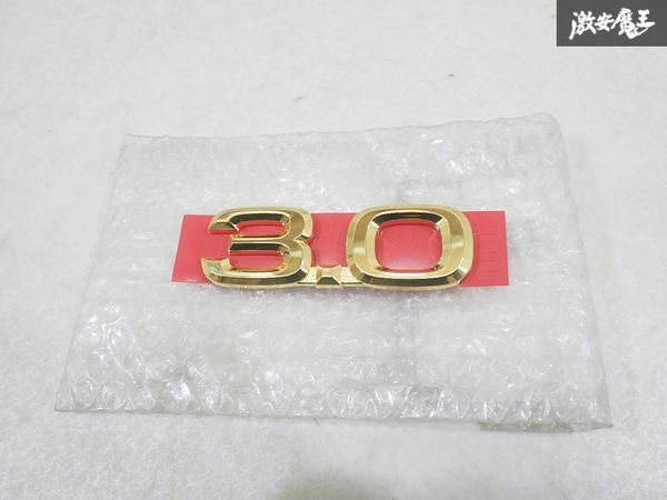 【未使用 アウトレット】 トヨタ 純正 MS137 クラウン ゴールドエンブレム エンブレム 3.0 単体 08275-41060 即納 棚7-3-E拍卖