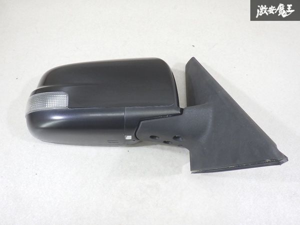 【保証付】 日産 純正 C26 セレナ ハイウェイスター 2012年 ドアミラー サイドミラー ウィンカー 片側のみ 9ピン KH3 ブラック2S 棚11-4拍卖