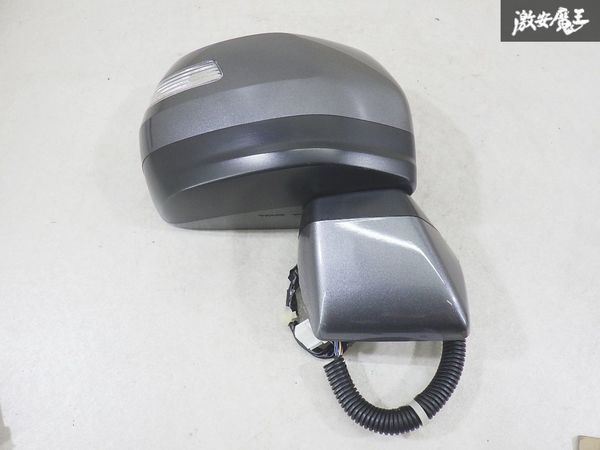 【実働外し】 ホンダ 純正 RK2 ステップワゴン ドアミラー サイドミラー 片側のみ 8ピン NH737M ポリッシュドメタルM RK1 棚7-3拍卖