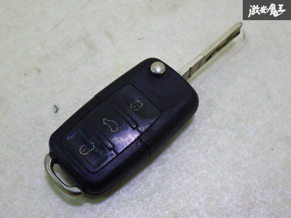 【保証付!!】 フォルクスワーゲン 純正 キーレス リモコンキー 3ボタン 実働車外し 在庫有 カギ 鍵 キー 即納 棚1-4-5-E拍卖